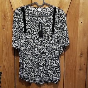 Old Navy Print Top